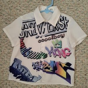 Shein boys 3T button down shirt